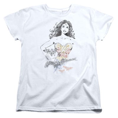 Wonder Woman Wonder Squiggles Womens T-Shirt