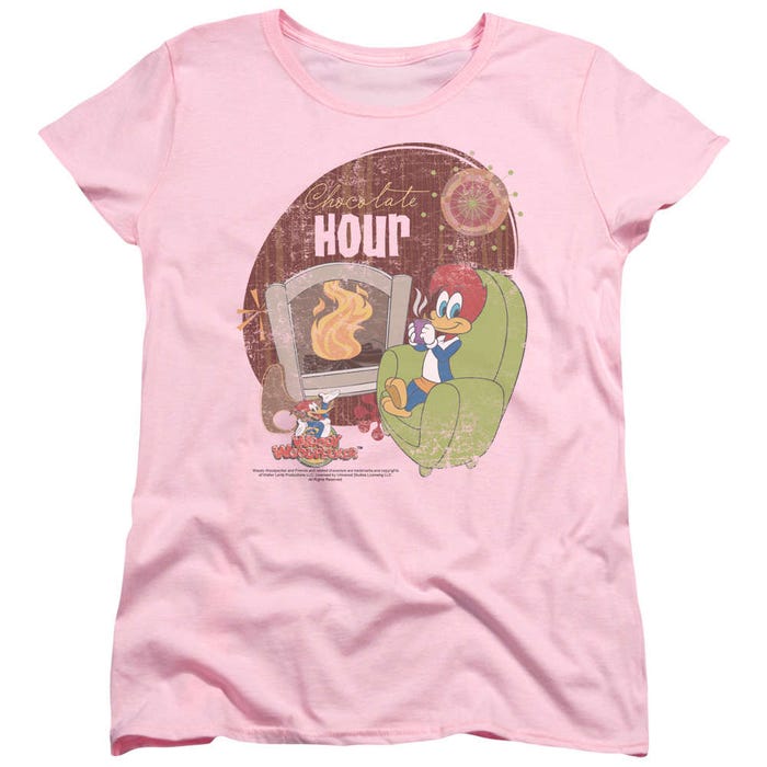 Woody Woodpecker Chocolate Hour Womens T-Shirt