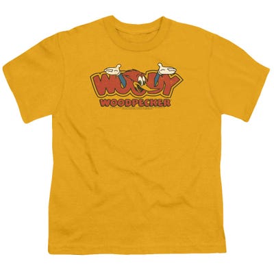 Woody Woodpecker In the Logo Kids T-Shirt