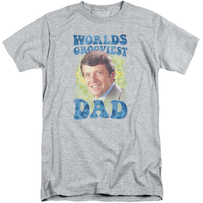 World's Grooviest Dad Brady Bunch Tall T-Shirt