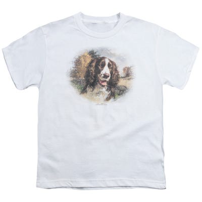 SPRINGER SPANIEL HEAD Kids T-Shirt