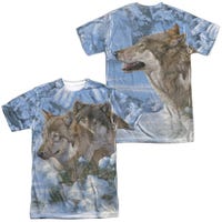 WINTERS WARMTH WOLVES Front & Back Sublimation T-Shirt