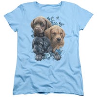 PUPPY PILE Womens T-Shirt