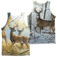 WARM AND COLD DEER Front & Back Sublimation Tank Top