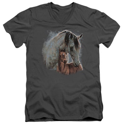 PAINTED HORSES V-Neck T-Shirt