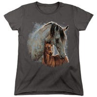 PAINTED HORSES Womens T-Shirt