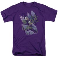 CHICKADEES AND LILACS T-Shirt