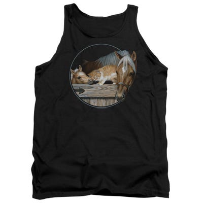 Wild Wings Wildlife Every One Loves Kitty Horses Tank Top