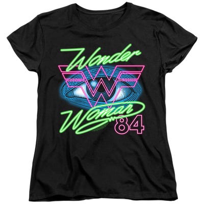 Wonder Woman 1984 Retro Neon Womens T-Shirt