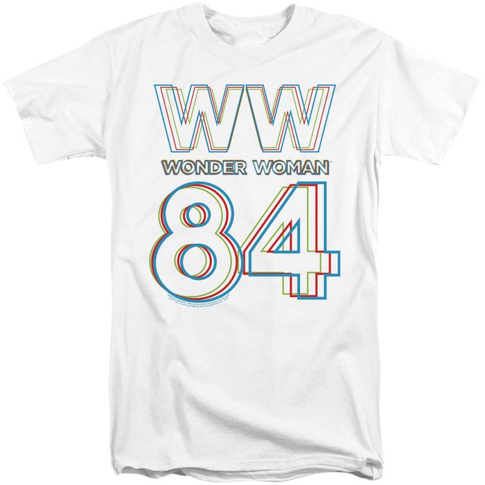 Wonder Woman 3D Hype Logo 84 Tall T-Shirt