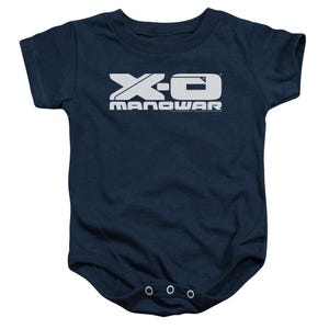 Xo Manowar Logo Baby Bodysuit