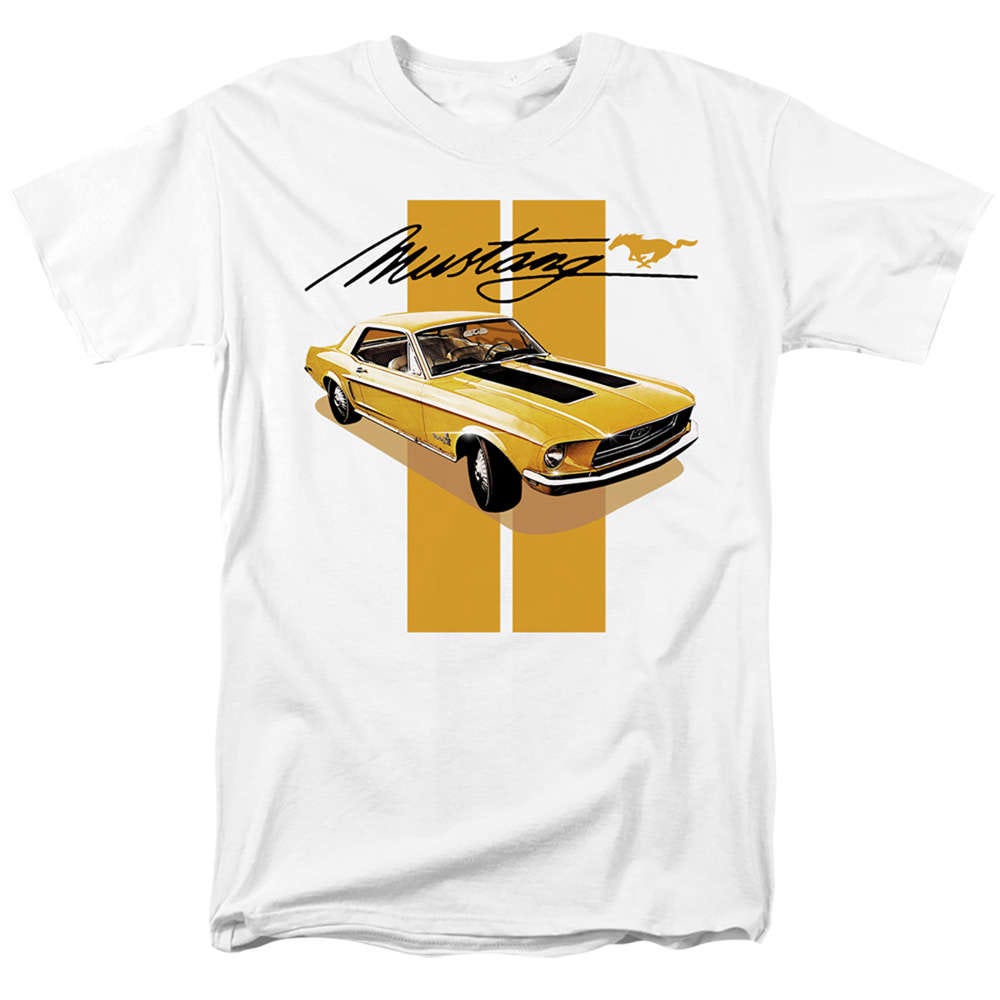 Ciro Ayıkla Sefalet  Yellow Ford Mustang T-Shirt | TeeShirtPalace