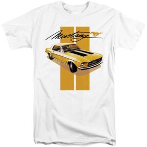 Yellow Ford Mustang Tall T-Shirt