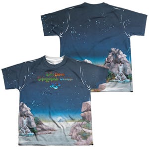 YES TOPOGRAPHIC OCEANS Back & Front Kids Sublimation T-Shirt