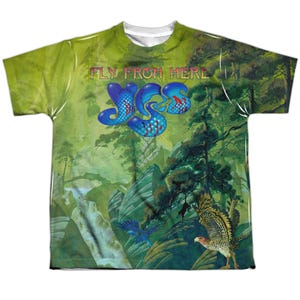 YES ROCK BAND FLY FROM HERE Kids Sublimation T-Shirt