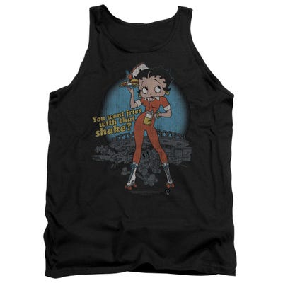 You Want Fries With That Shake? Retro Betty Boop Tank Top