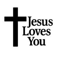Jesus Loves You QR Code Sweatshirt thumb 3