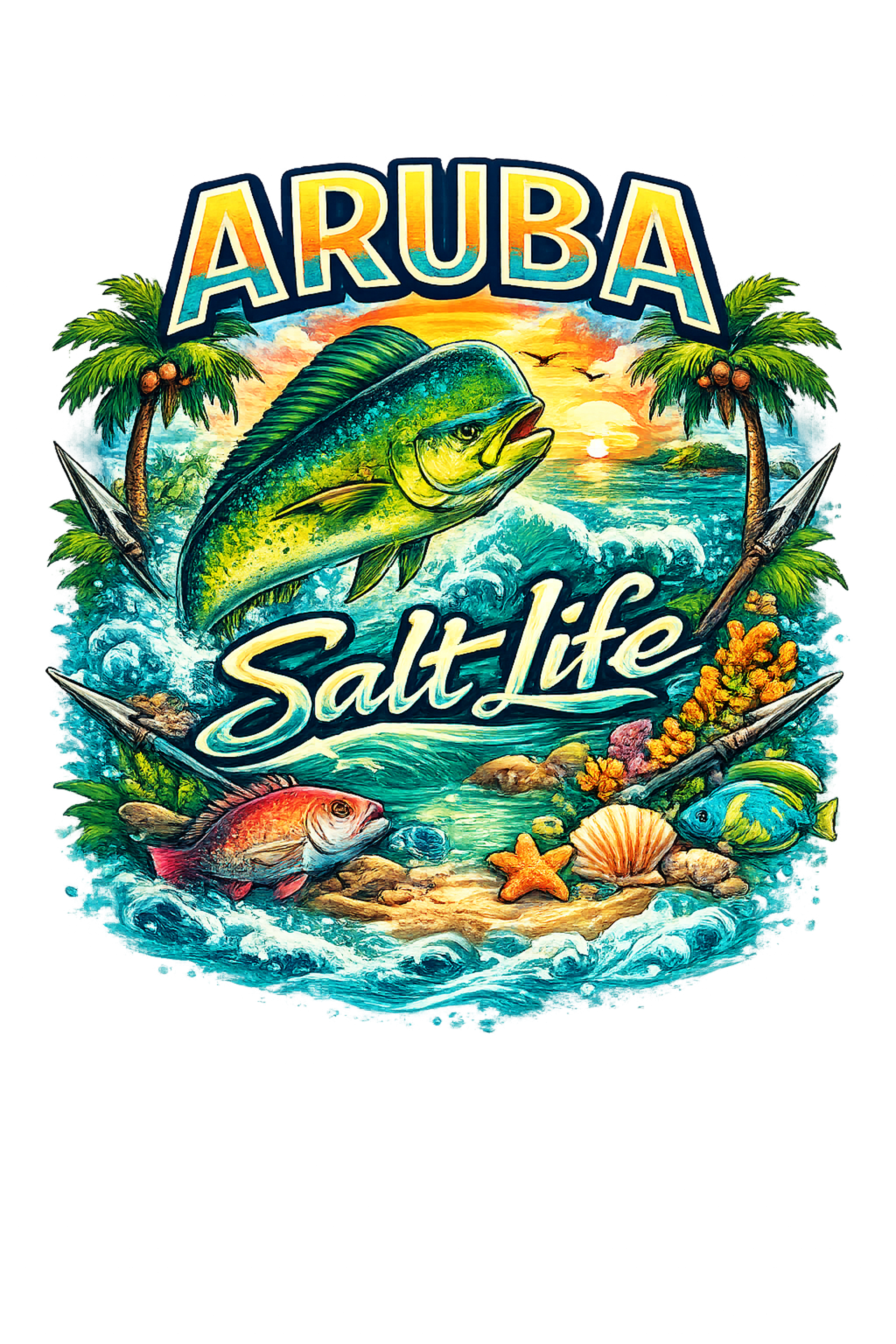 Aruba Salt Life Long Sleeve Shirt