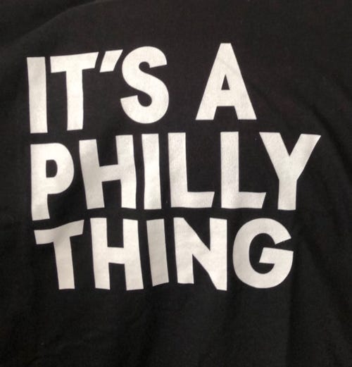 It's A Philly Thing Long Sleeve Black / S