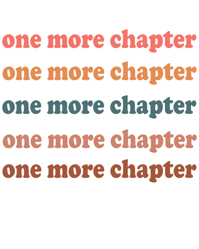 Retro One More Chapter Bookish Funny Long Sleeve Shirt