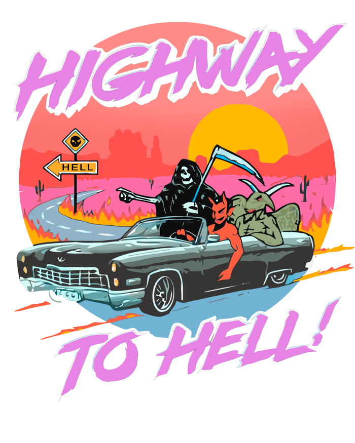 Highway to Hell Short Acrylic Beanie