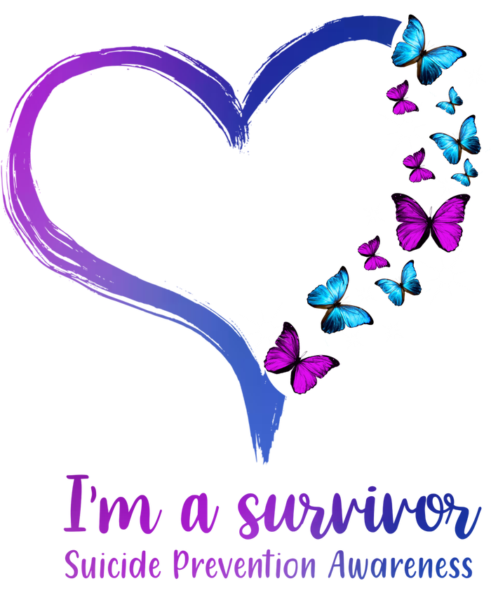 I'm A Survivor Suicide Prevention Awareness Short Acrylic Beanie