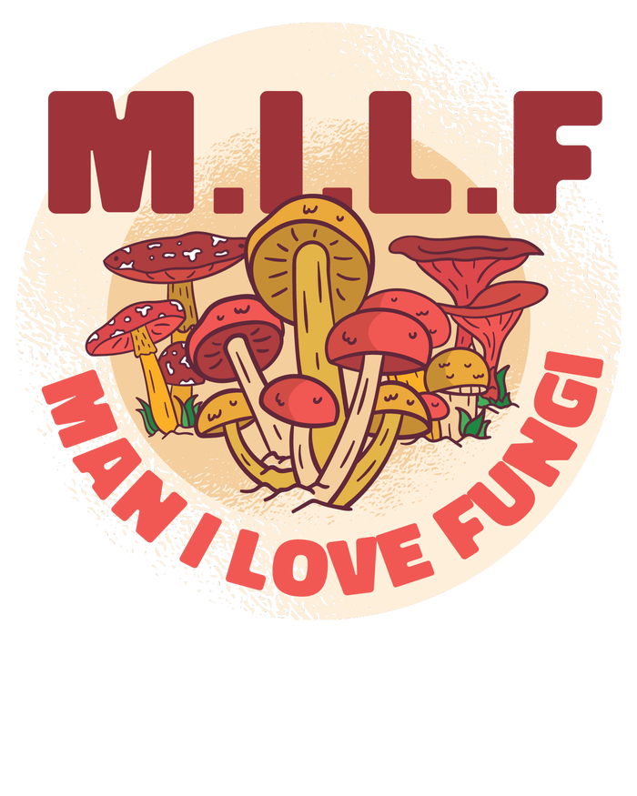 MILF Man I Love Fungi Funny Short Acrylic Beanie