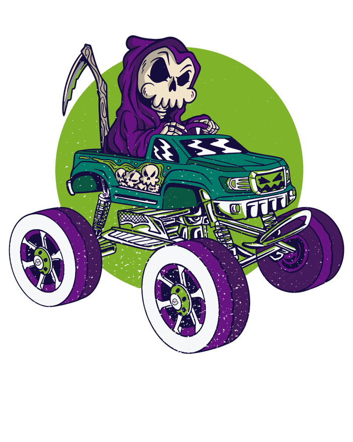 Grim Reaper Monster Truck T-Shirt