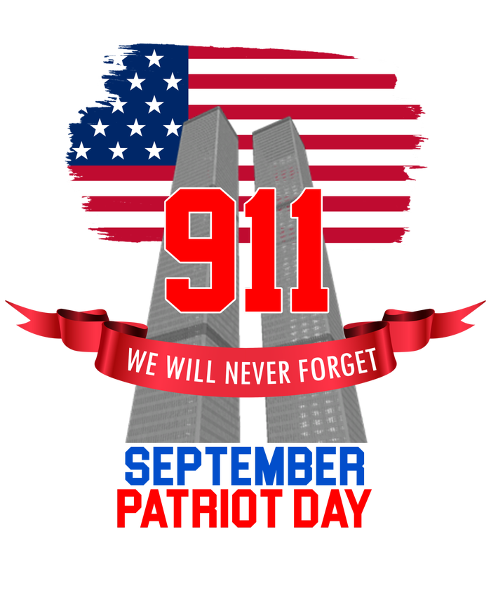 9/11 We Will Never Forget September 11th Patriot Day Cooling Performance Crew T-Shirt