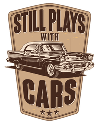 Vintage Retro Still Plays With Cars Canvas