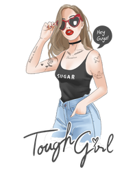 Cool Girl Girl In Sunglasses T-Shirt