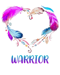 Warrior Heart Feather Graphic Ladies Essential Tank