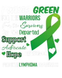 Promote Lymphoma Awareness Wear Green Women's Flannel Pajama Set