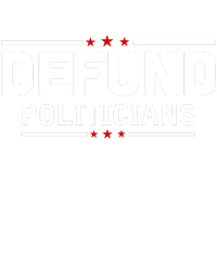 Defund Politicians Anti Government Women's Tri-Blend 3/4-Sleeve Raglan Shirt