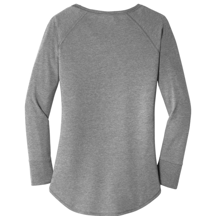 Oh Lawd He Treading Women's Perfect Tri Tunic Long Sleeve Shirt