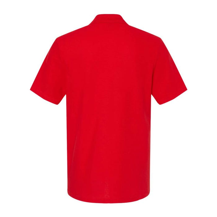 We Wear red For Red Ribbon Week Awareness American Flag Softstyle Adult Sport Polo